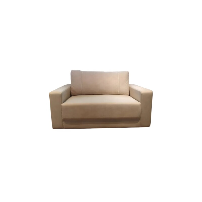 SOFA 2 CUERPOS - TAPIZADO TELA BEIGE SOFA 2 CUERPOS - TAPIZADO TELA BEIGE