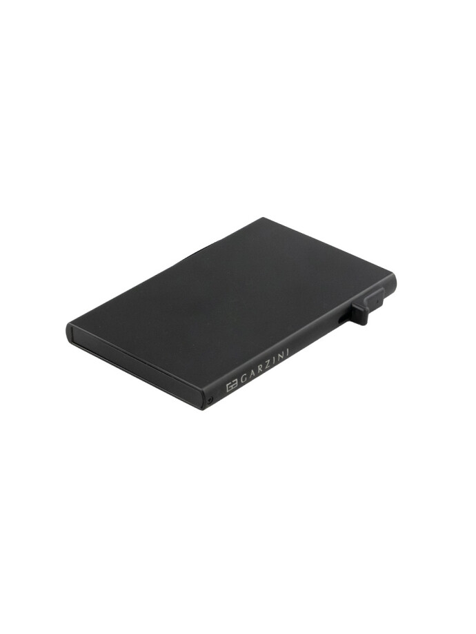 METAL CARD HOLDER WALLET BLACK