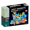 JUEGO DE BLOQUES MAGNETICOS 142 PZS INFANTIL C / LUZ CONSTRUCCION JUEGO DE BLOQUES MAGNETICOS 142 PZS INFANTIL C / LUZ CONSTRUCCION
