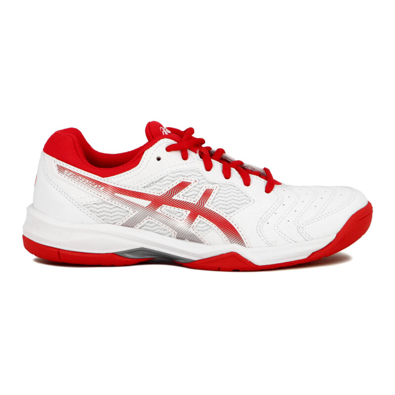 Asics Gel-dedicate 6 - White/fiery Red Blanco-rojo Ferrari