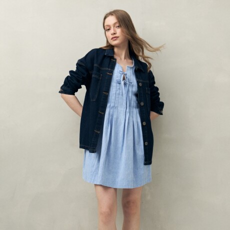 VESTIDO ODEN Azul Melange