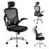 Silla de Escritorio Ergonómica Silla Ejecutiva de Oficina Tapizado Mesh Negro Silla de Escritorio Ergonómica Silla Ejecutiva de Oficina Tapizado Mesh Negro
