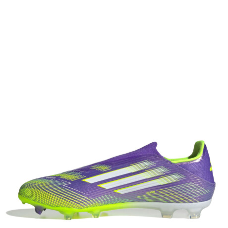 Championes de Fútbol 11 Unisex Adidas F50 League FG Púrpura - Blanco - Amarillo Limon