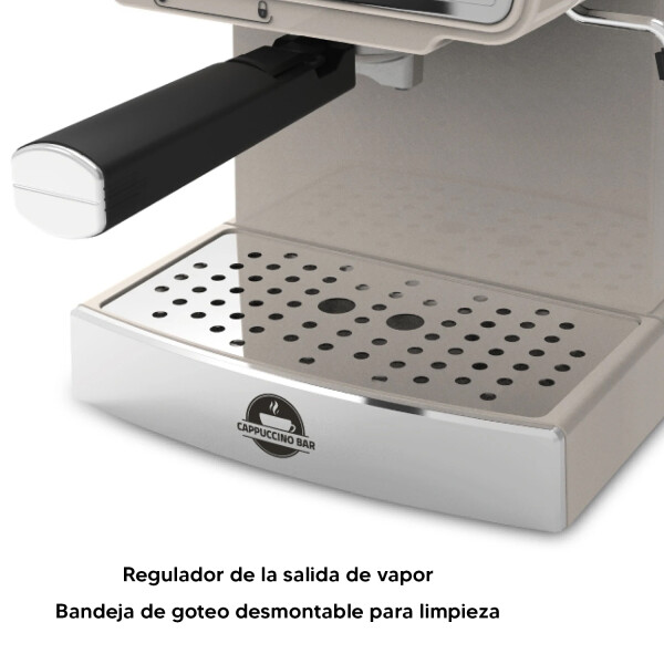 Cafetera Espresso Y Capuccino Retro Xion Xi-cm70-cu CAFETERA XION XI-CM70