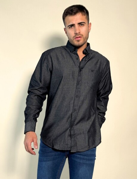 Camisa Jean Nicolaos Negro