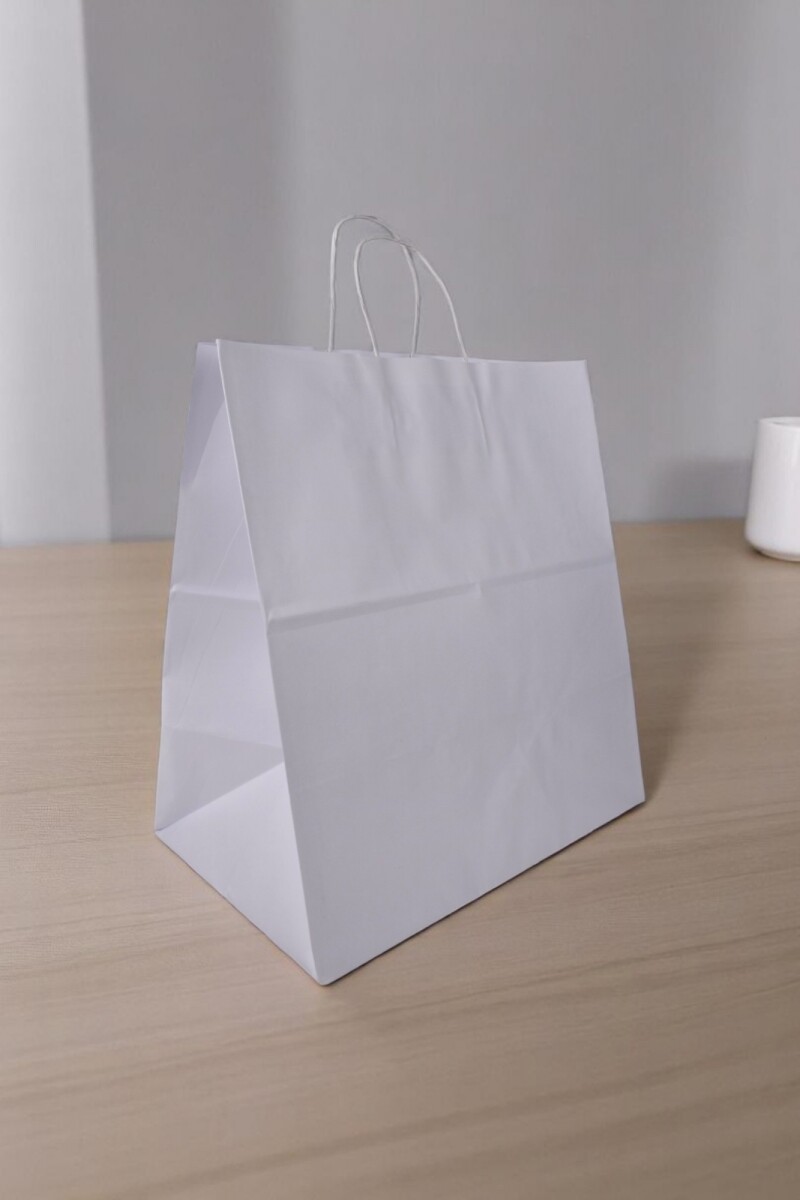 Bolsa lisa luna 36x22x39 cm - BLANCO 