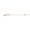 Pulsera Lu de oro amarillo 18k con crconias Pulsera Lu de oro amarillo 18k con crconias