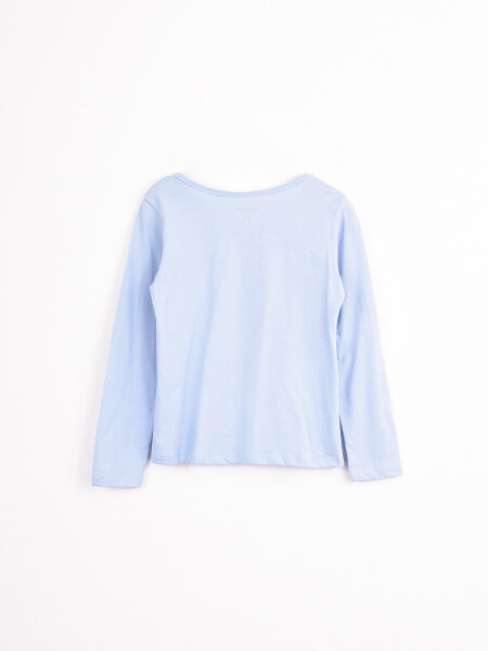 REMERA FRIENDS CELESTE