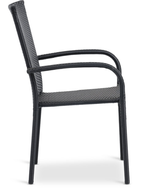 Silla apilable GUDHJEM negro Silla apilable GUDHJEM negro
