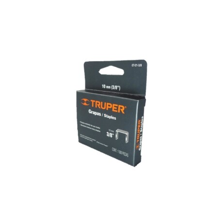 GRAPA 3/8 P/ENGRAPADORA TRUPER ET-21 CJ/1000X CAJA N/a