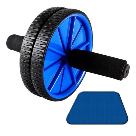 Rueda Abdominales Original + Mini Alfombra Ab Wheel Multicolor