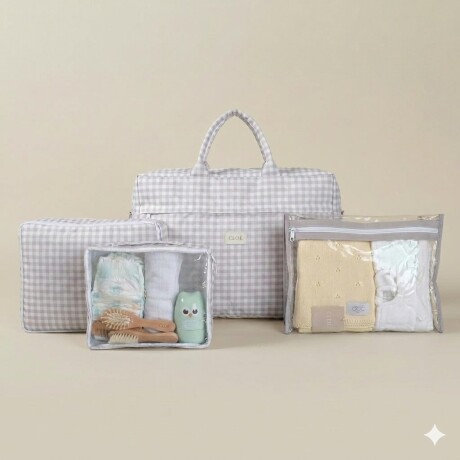 Set Valija para el Parto Vichy Gris