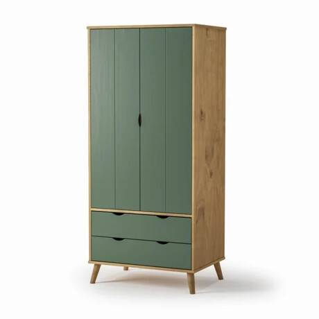 Ropero 2 puertas - Madera maciza MADERA VERDE