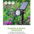 Lampara Foco Solar Jardín Exterior Luz Calida Led Piso Lampara Foco Solar Jardín Exterior Luz Calida Led Piso