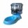 Plato Bebedero Dispensador de Agua Mascotas Perro Gato Celeste