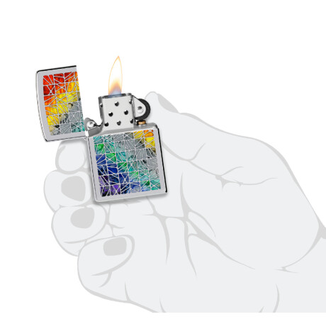 Encendedor Zippo Plata C/diseño 0