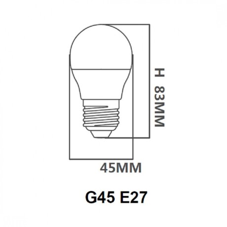 Pack x10 pcs - Lamparas Led Gota 6w E27 Luz Fría