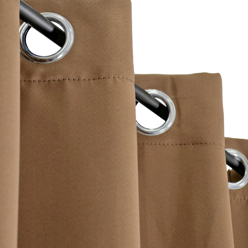 CORTINA ANTISOLAR SCARLET MARRON CL 137X229CM Unica
