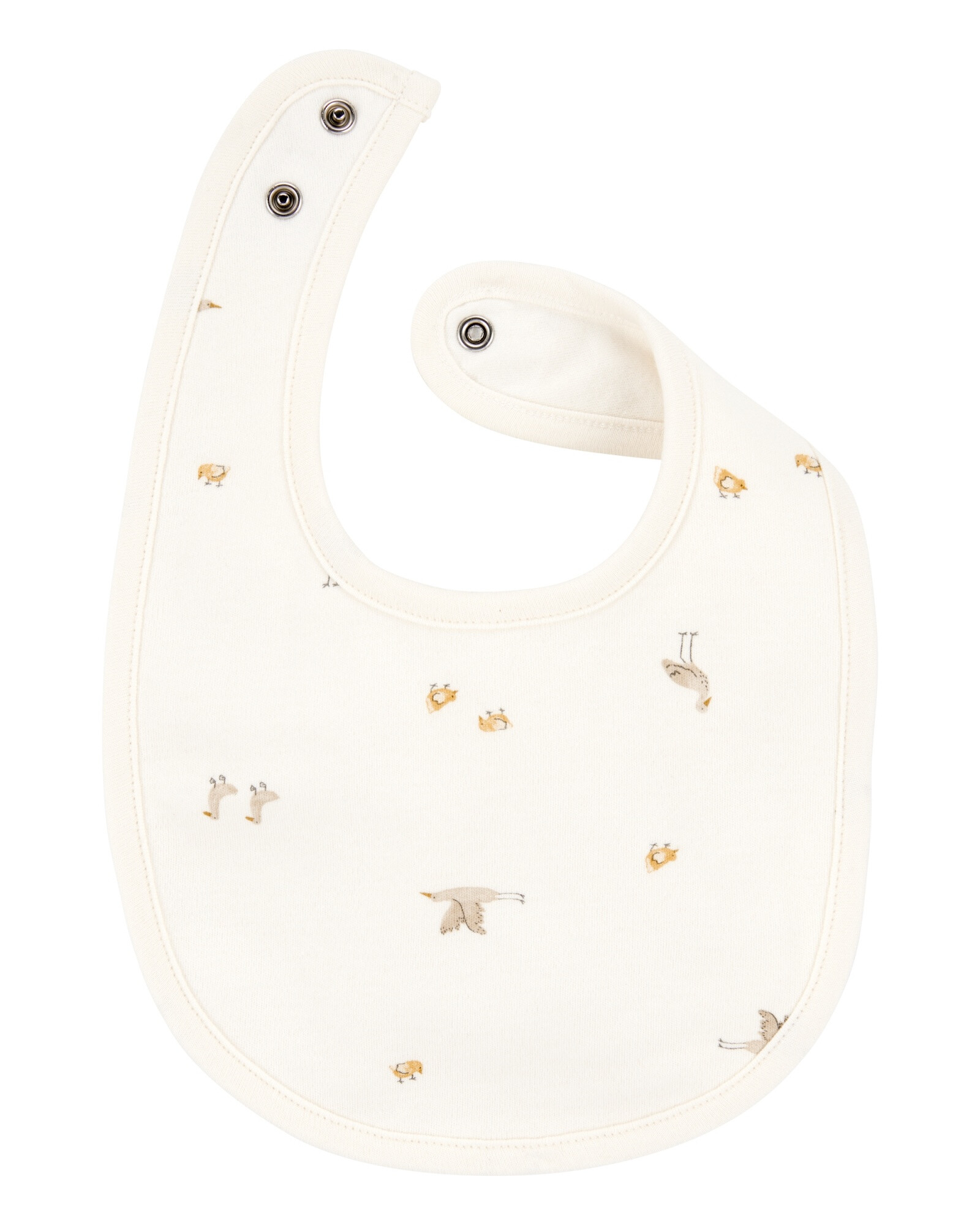 Pack tres baberos de algodón, diseño patito Pack tres baberos de algodón, diseño patito