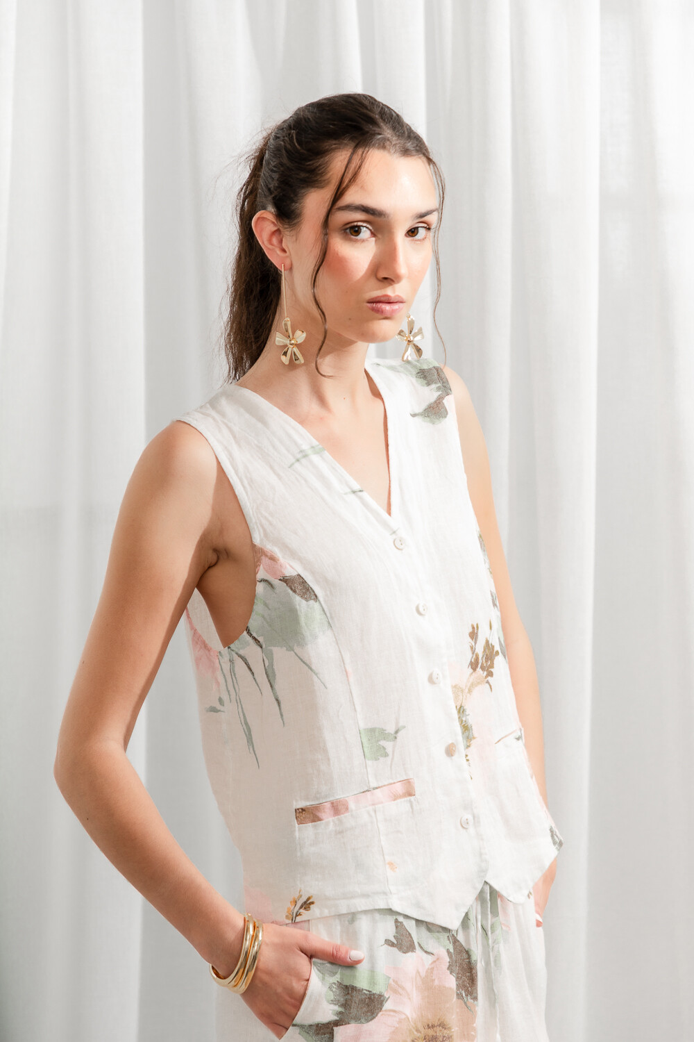 Chaleco Fiorenza Estampado 1