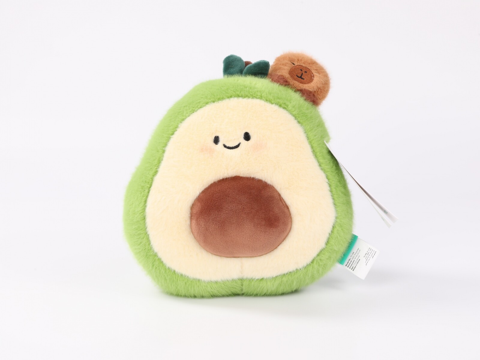 PELUCHE DE 22 CM (CAPIBARA PEQUEÑO EN AGUACATE) 