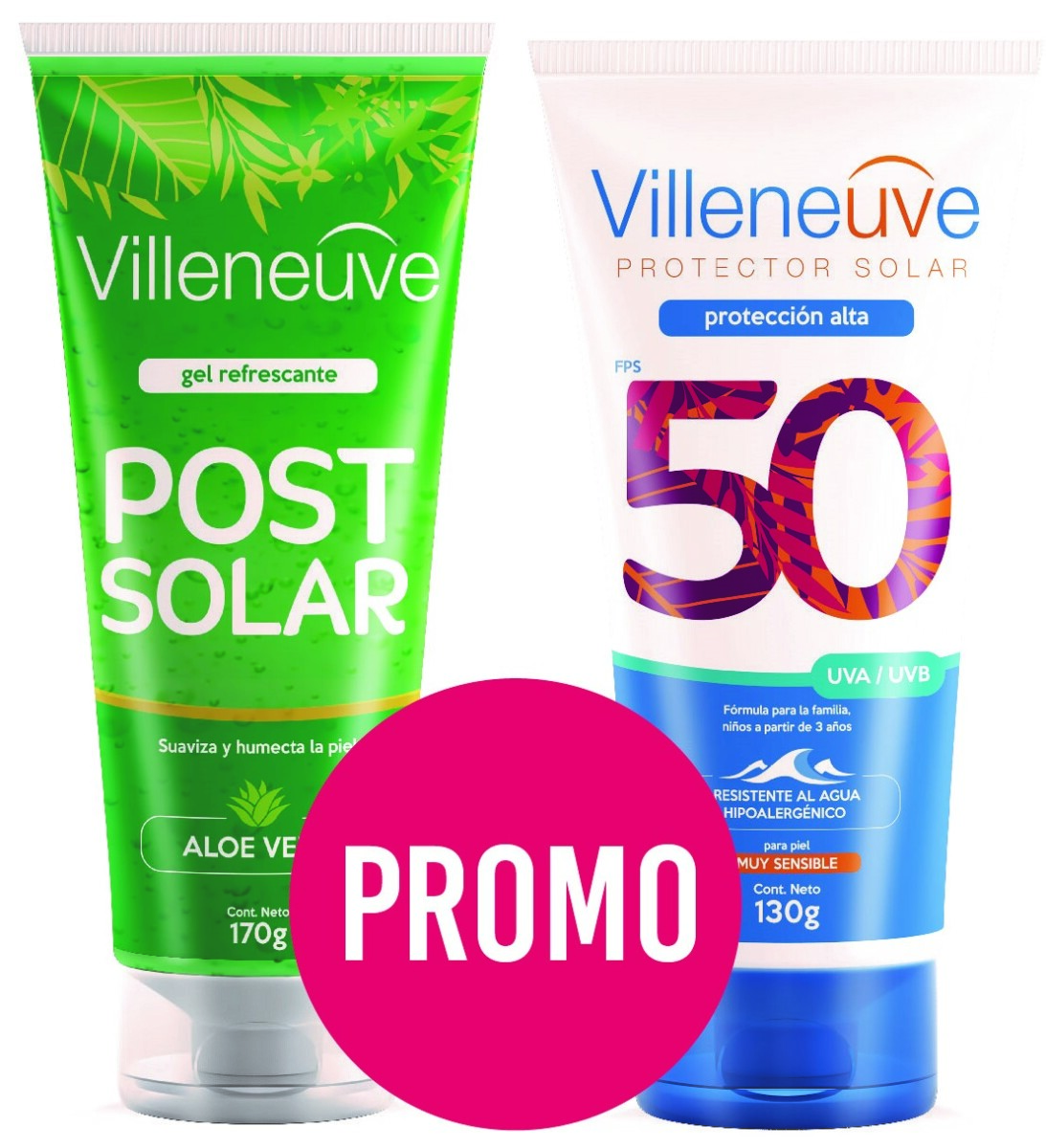 Villeneuve Pack Protector Solar + Gel Post Solar 