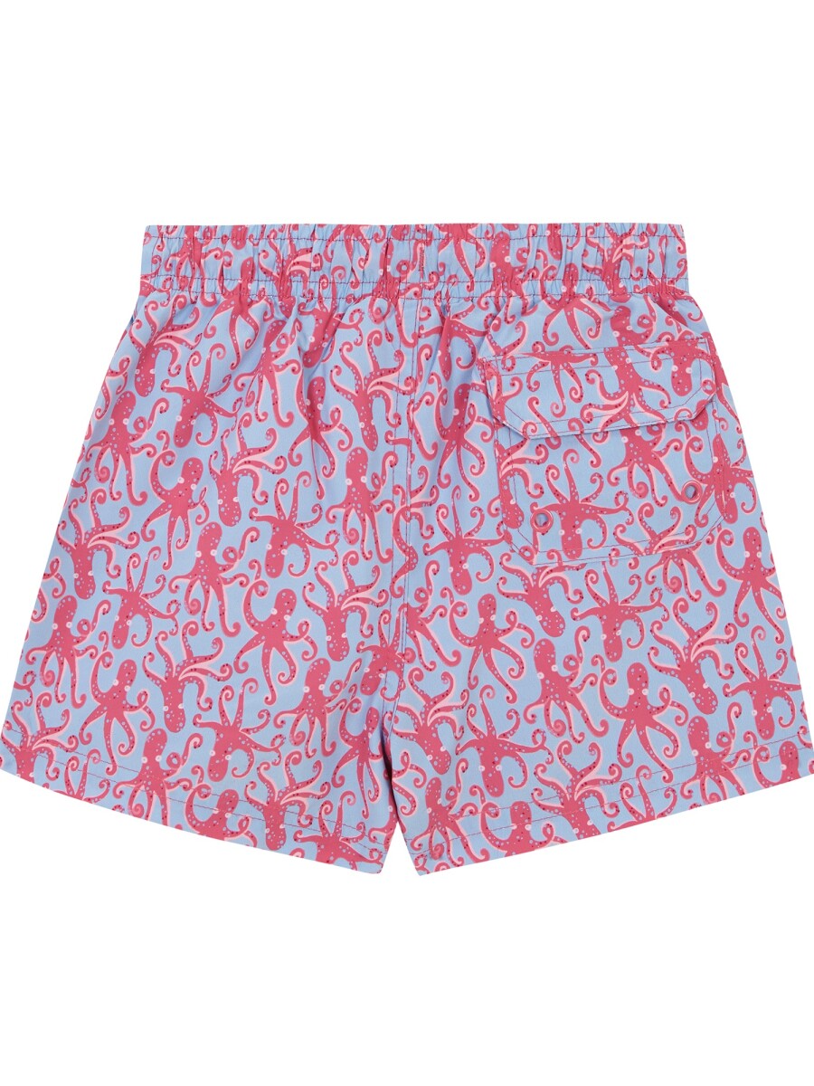 Bañador Estampado Pulpos Azul