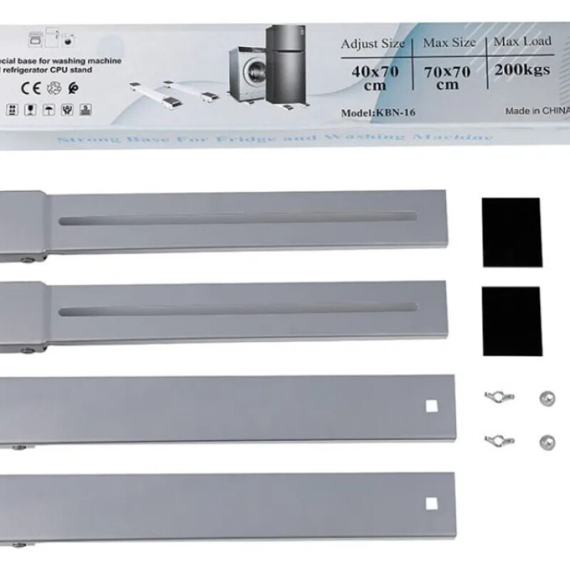 Base Ajustable Con Ruedas Para Heladera Lavarropas 200kg Base Ajustable Con Ruedas Para Heladera Lavarropas 200kg