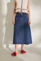 FALDA POMELA DENIM Azul
