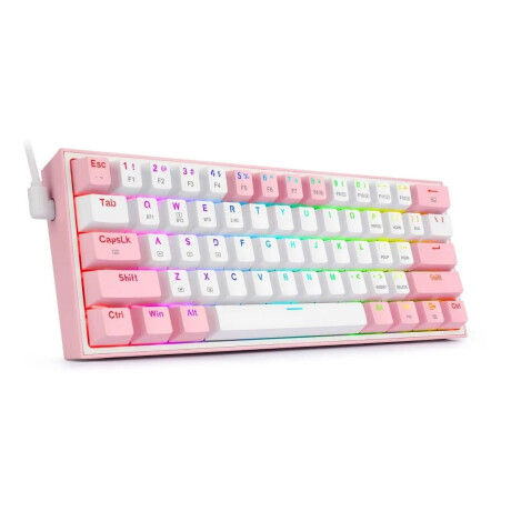 Teclado Gamer Inalambrico Redragon Fizz Pro K616 60 Pink Teclado Gamer Inalambrico Redragon Fizz Pro K616 60 Pink