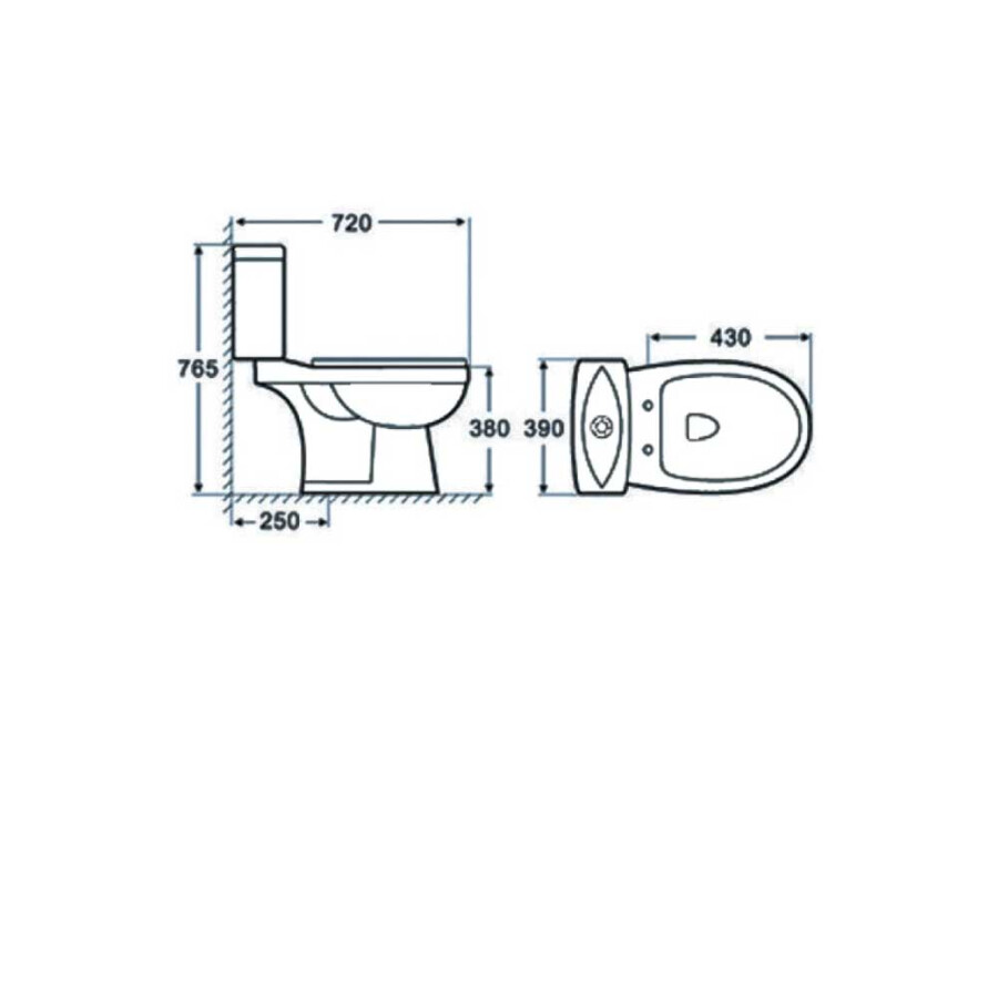 Inodoro Largo Aspen Inodoro Largo Aspen