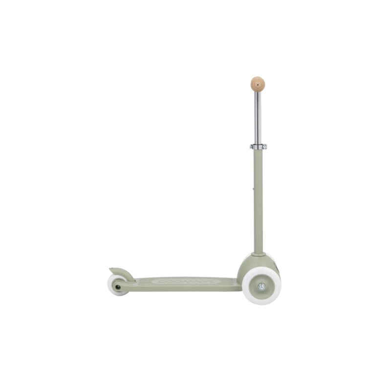 BW-ECO-SCOOTER-CC Monopatín Eco De Tres Ruedas +3 Banwood C/canasto - Olive