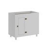 Bajo Mesada Esquinero - Linea Mexicana Blanco Bajo Mesada Esquinero - Linea Mexicana Blanco