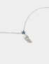 Cadena Corta con Dije Packaging especial Collar De Oso Con Strass - Plateado
