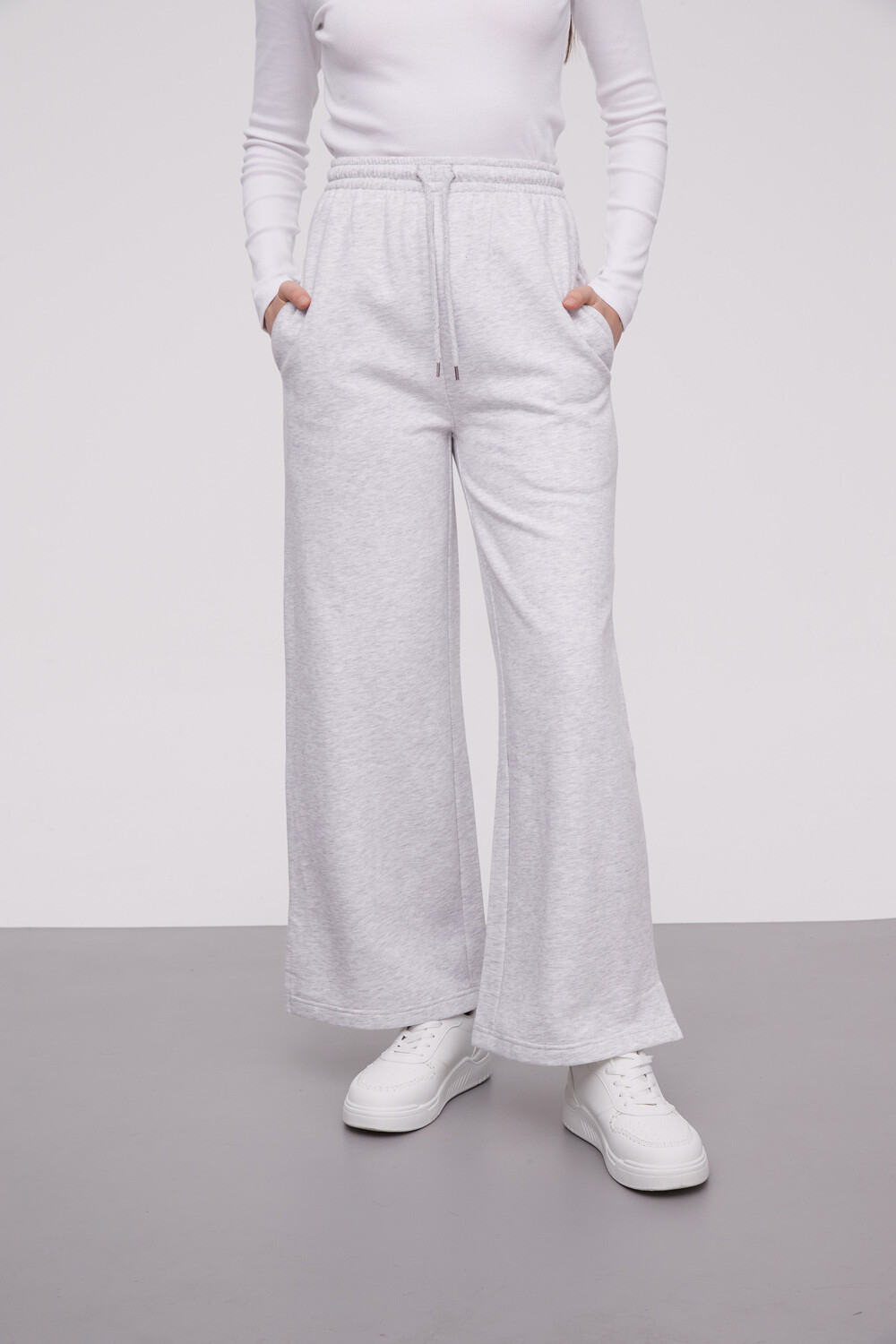 Pantalon Deportivo Conry Gris Melange