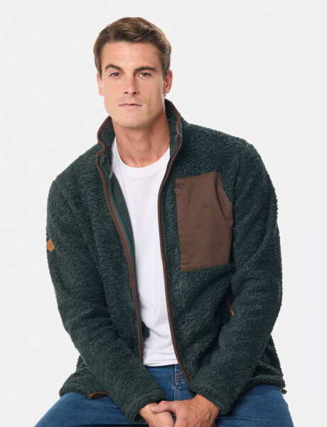 CAMPERA CORDERITO Verde