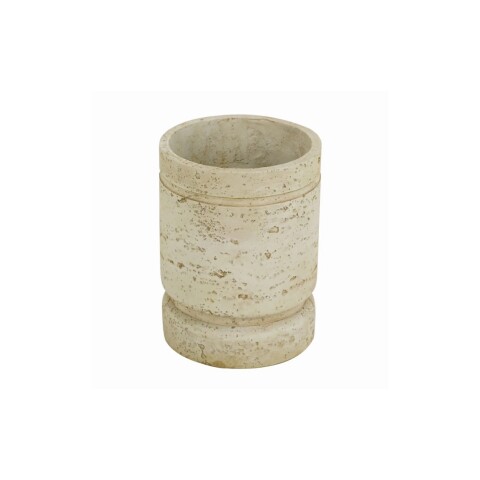 MACETA CEMENTO 13x13x17.5CM BEIGE MACETA CEMENTO 13x13x17.5CM BEIGE