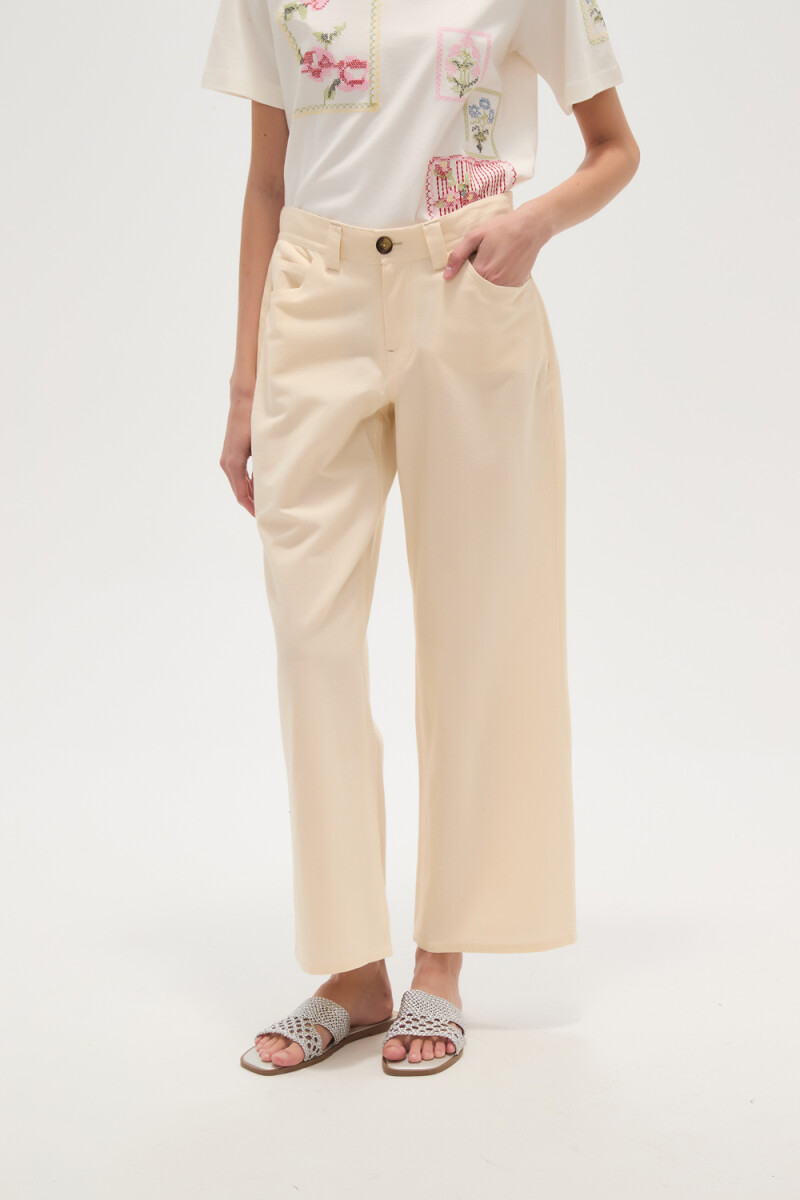 Pantalon Errini - Crudo / Natural 
