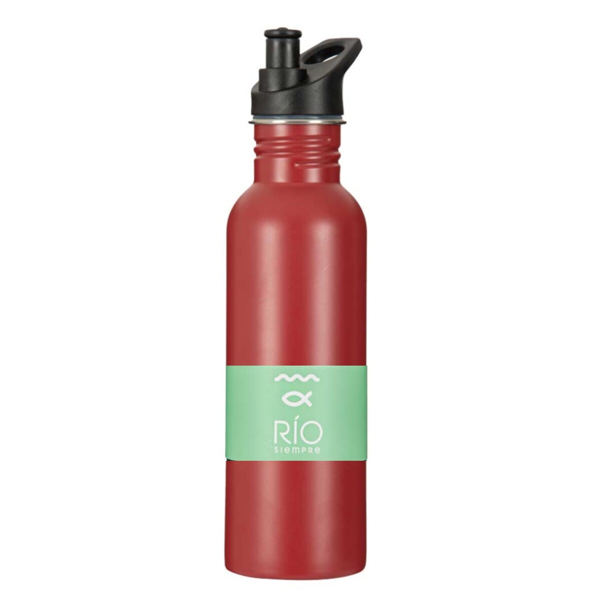 Botella Río con Pico Acero Inoxidable 700ML - ROJO 