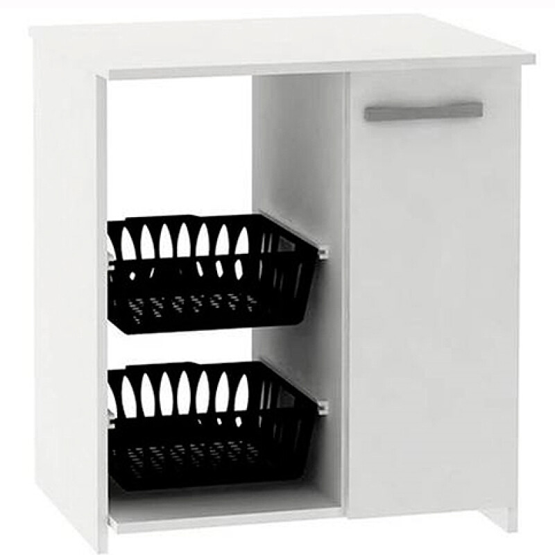 MULTIUSO COCINA NAPOLI 417 -1 Pta c/Frutero -Blanco Sin color