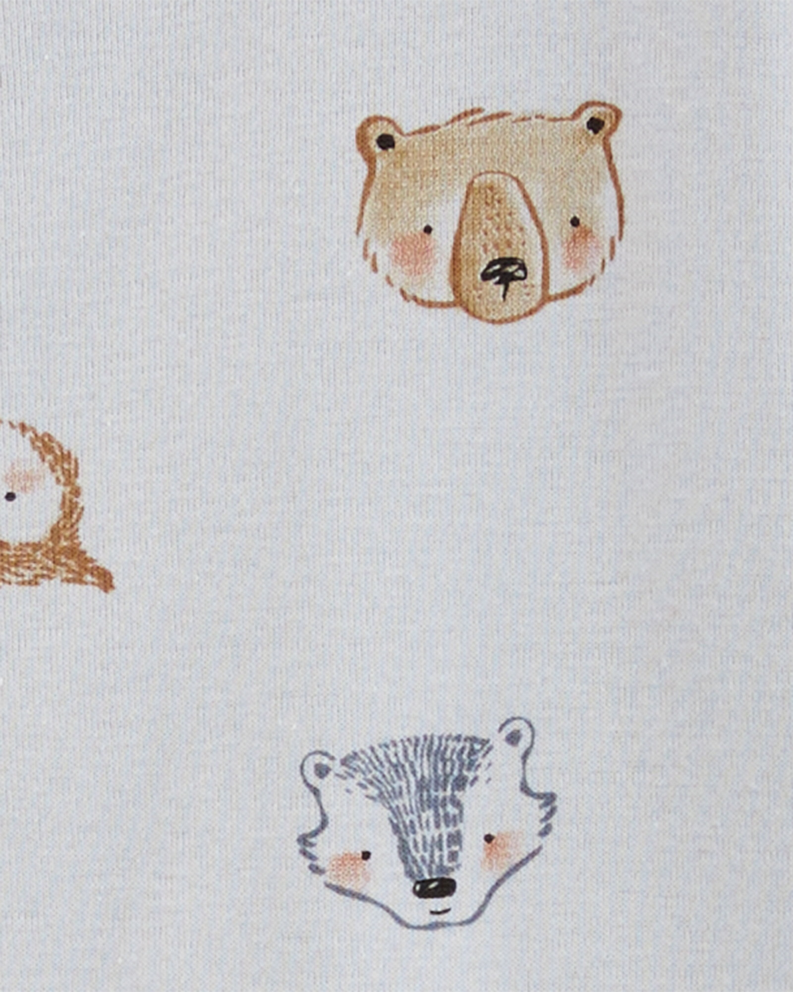 Pijama uno pieza de algodón, con pie, diseño animales Pijama uno pieza de algodón, con pie, diseño animales