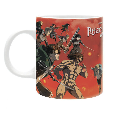 Taza Attack On Titan Mug 320ml - Battle Scene Taza Attack On Titan Mug 320ml - Battle Scene