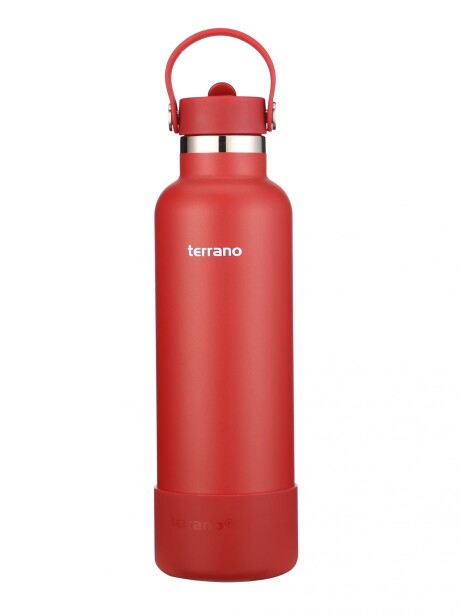 Botella Térmica con Pico 750mL. Rojo