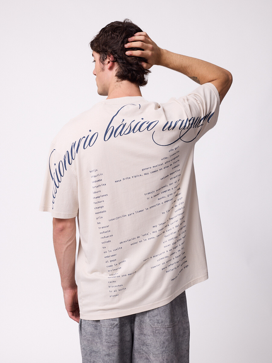 T-SHIRT ITAN DIXIE - Hueso 