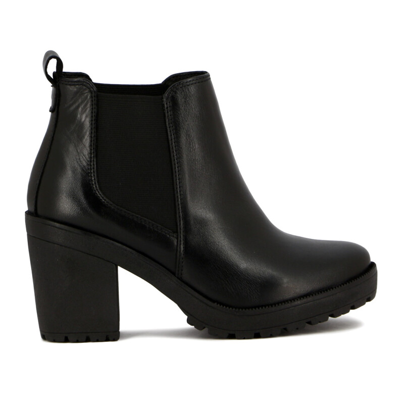 Bota Country Cuero Mujer Negro