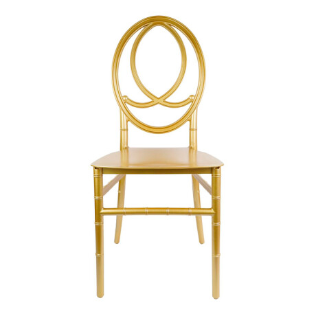 Silla de plastico para fiestas dorada Silla de plastico para fiestas dorada