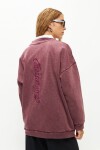 Buzo bordado unsigned bordo