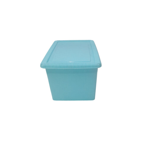 OUTLET Canasto Organizador c/tapa 28x19x13cm Outlet Canasto Organizador C/tapa 28x19x13cm