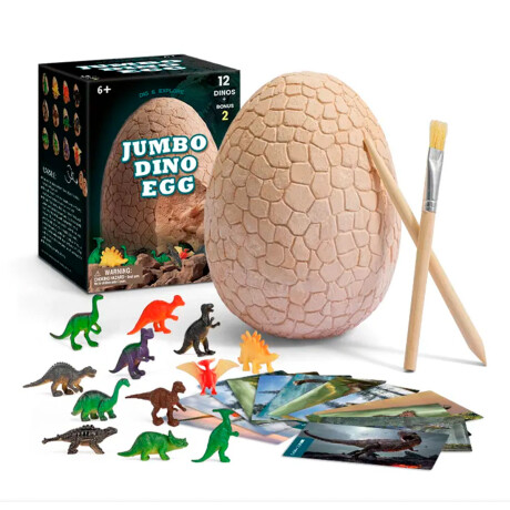 Kit De Excavación Jumbo Huevo De Dinosaurio x12 Kit De Excavación Jumbo Huevo De Dinosaurio x12