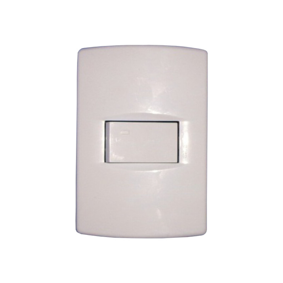 Plaqueta 1 módulo c/soporte+bastidor blanche Sica - SK3410 